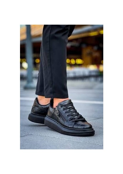 KB-309 Kuback Kömür Fermuar ve Bağcıklı Günlük Erkek Ayakkabı modelleri