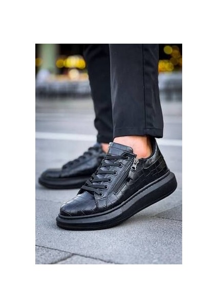 KB-309 Kuback Kömür Fermuar ve Bağcıklı Günlük Erkek Ayakkabı fırsatları