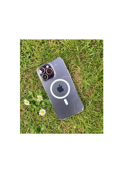 Ultra Ince Tasarım Sararmaz Mika Magsafe Destekli iPhone 14 Pro Kılıf