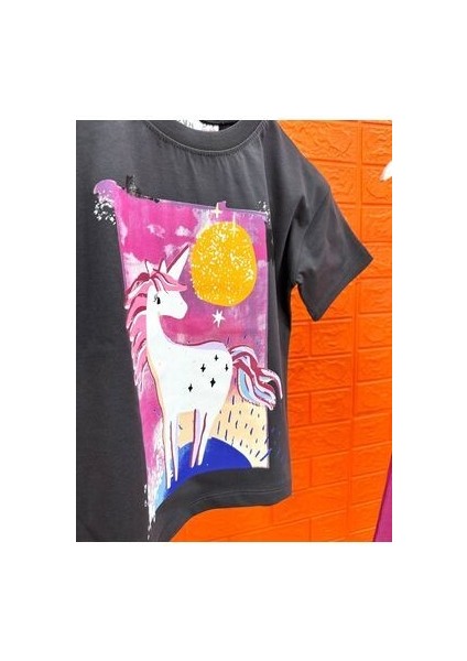 Unicorn Taytlı Kız Çocuk Takım modelleri