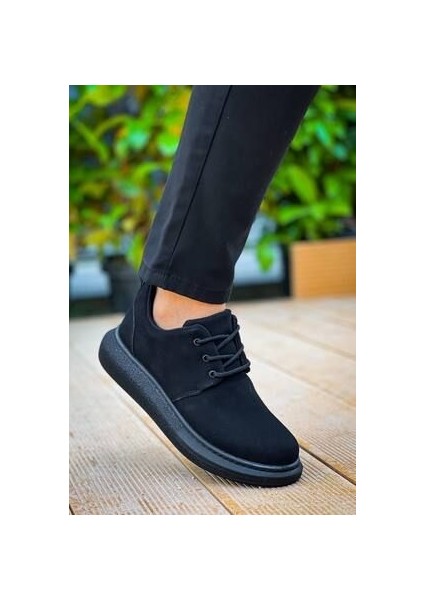 KB-003 Kuback Siyah Süet Siyah Taban Bağcıklı Günlük Erkek Ayakkabı fiyatları