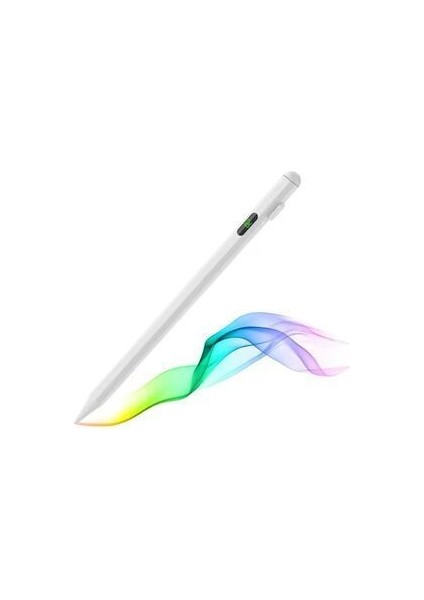 Apple Ipad Uyumlu LED Sarj Göstergeli Avuç Içi Red Özellikli Dokunmatik Tablet Kalem