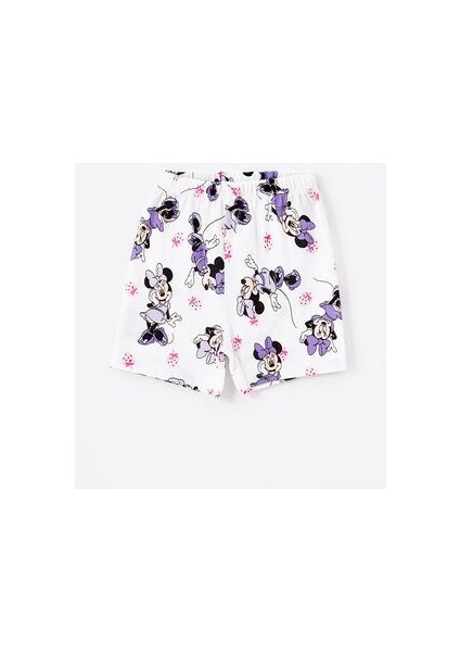 Polo Yaka Minnie Mouse Baskılı Kız Bebek Şortlu Pijama Takımı fiyatları