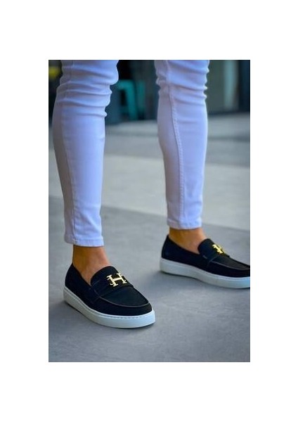 KB-027 Kuback Bağcıksız Siyah Süet H Günlük Erkek Ayakkabı fırsatları