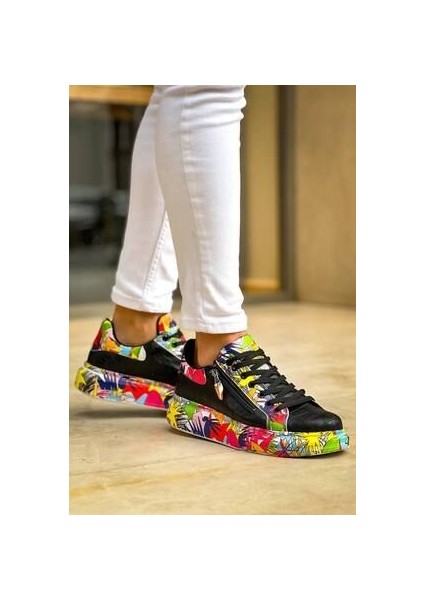 Kb-02 Kuback Bağcıklı Crocodile Siyah Kırmızı Günlük Erkek Ayakkabı fiyatları