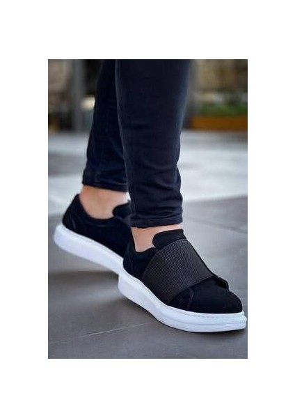KB-040 Kuback Siyah Süet Lastikli Günlük Erkek Ayakkabı fiyatları