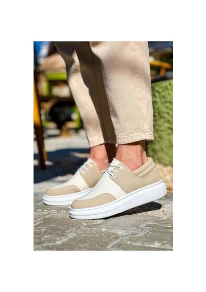 KB-042 Kuback Bağcıklı Bej Günlük Erkek Ayakkabı fiyatları