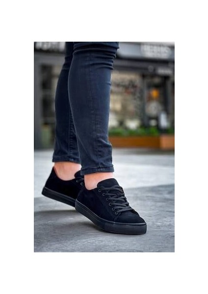 KB-122 Kuback Siyah Süet Siyah Yüksek Taban Bağcıklı Günlük Erkek Ayakkabı fiyatları