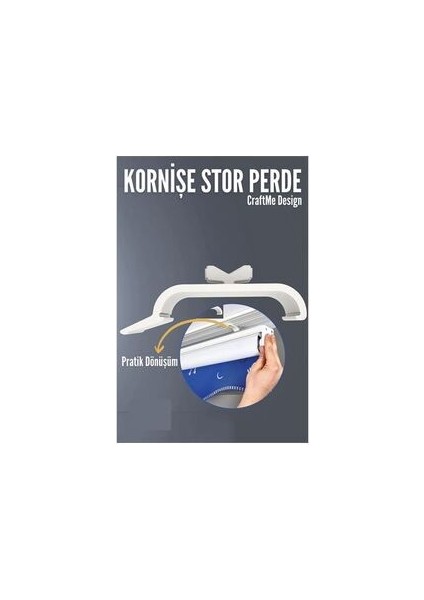 Kornişe Stor Perde Montaj Aparatı 3 Adet