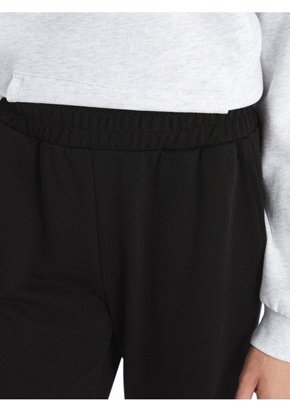 Xsıde Kadın Beli Lastikli Düz Jogger Eşofman Altı