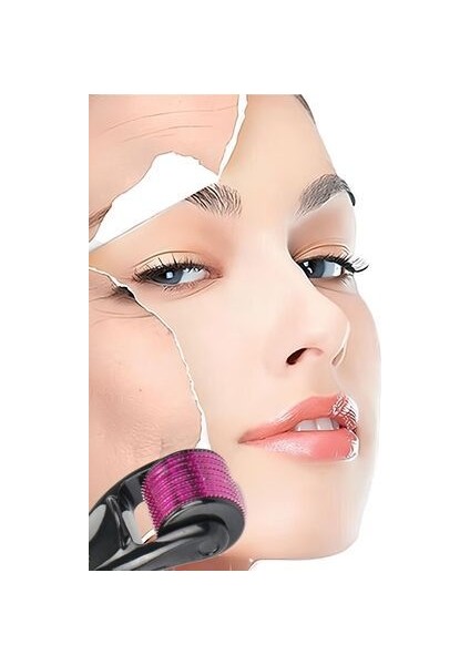 Efege Dermaroller Saç Çıkarma Tarağı Iğneli Tarak Saç Rulosu Roller 0,50 mm Yüz Bakım Cilt Bakım Kozmetik indirimleri