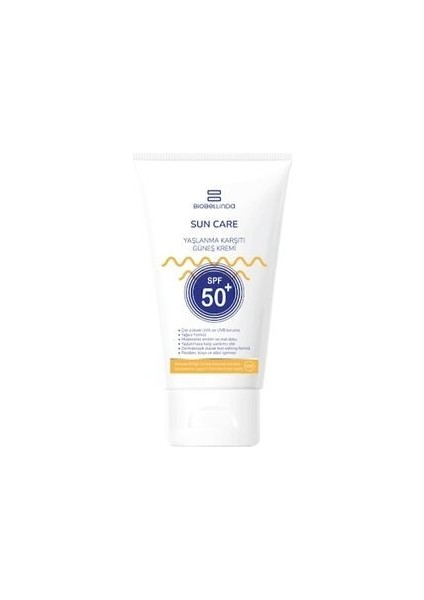 Biobellinda Güneş Kremi Yaşlanma Karşıtı 50 Spf