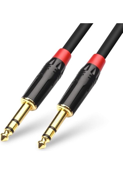 6.3 mm Trs Stereo Erkek - Erkek Kablo 5 mt