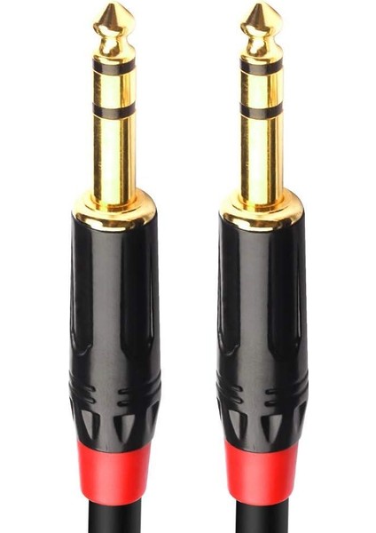 6.3 mm Trs Stereo Erkek - Erkek Kablo 5 mt