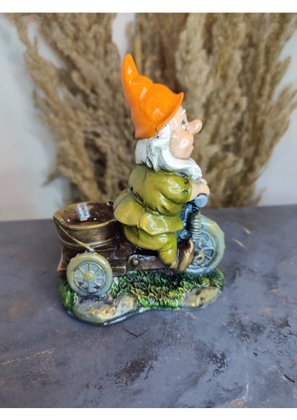 Bisikletli Sevimli Cüce Dekoratif Obje & Biblo Model 1 indirimleri