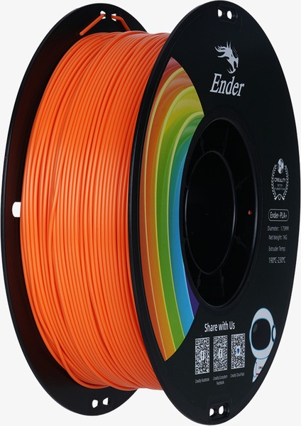 Pla+ Filament Turuncu 1.75MM 1kg