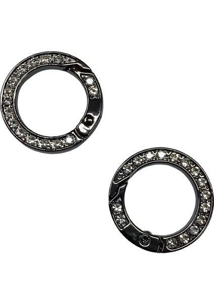 Metal Yaylı Çanta Klipsi 1 Çift 2,5 cm Lxs5