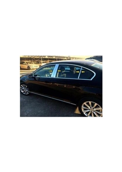 Vw Passat B8 Krom Kapı Direk Aksesuarı 6 Prç P.çelik. 2015 Sonrası