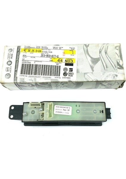 Düğme Cam Açma Crafter 06-16 Sağ (Oem No: 2E0959877G)