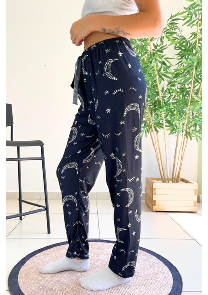 Dreamy Soft Kadife Dokulu Desenli Süet Pijama Altı Pantolon fiyatları