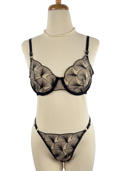 Siyah Bralet Takımı