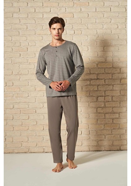 Erkek Uzun Kol Pijama Takım 1753