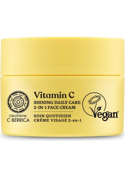 Natura Siberica Oblepıkha C-Berrıca Aydınlatıcı Günlük Bakım Yüz Kremi 50 ml
