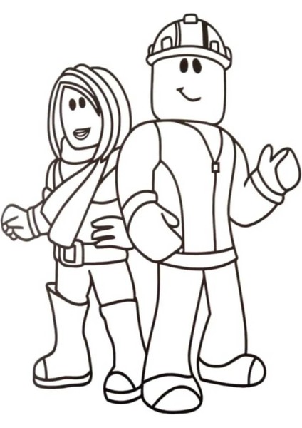 Boyama Kitabı Roblox Stickerlı Boyanıcak Sayfa Sayısı 16