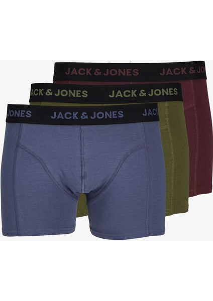 Jacjerry Solid Trunks 3'lü Boxer 12263880 12263880004