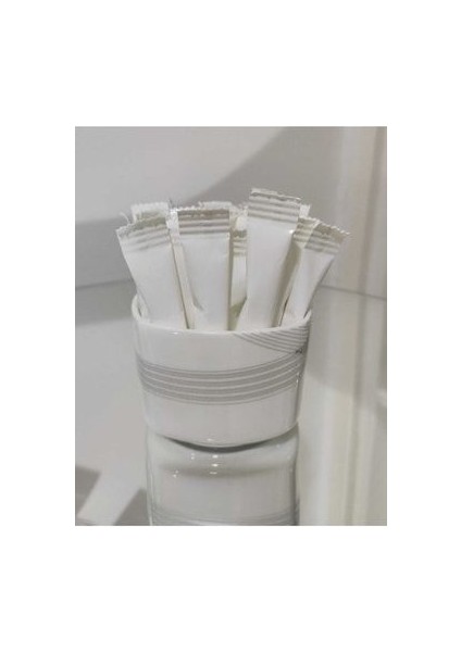 Şeker Stick Beyaz Baskısız 1000 Adet 3 Gr.