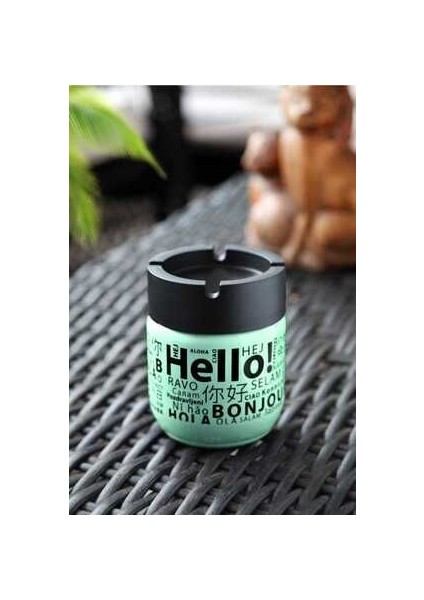Cam Kokusuz Küllük 425 cc Hello Desenli Yeşil