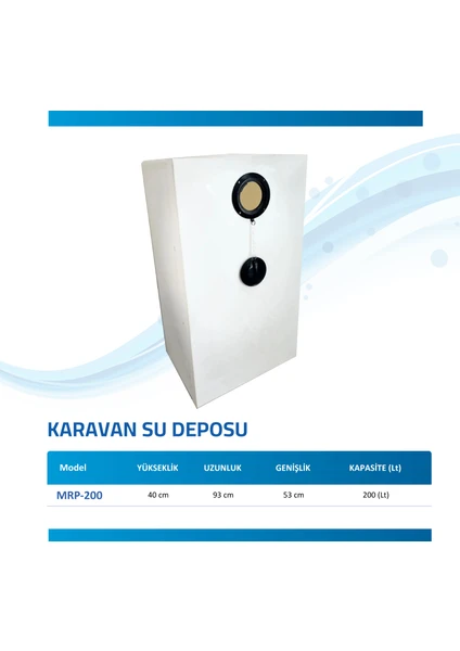 200 Lt karavan Su Deposu