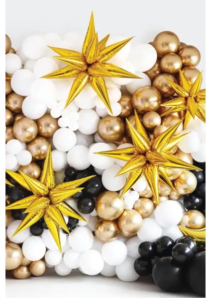 Gold Kutup Yıldızı Folyo Balon Tek Parça 70 cm fiyatları