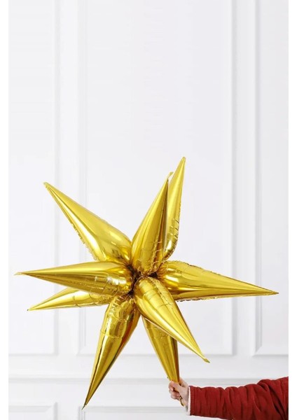Gold Kutup Yıldızı Folyo Balon Tek Parça 70 cm fırsatları