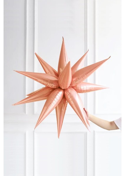 Rose Gold Kutup Yıldızı Folyo Balon 70 cm fiyatları