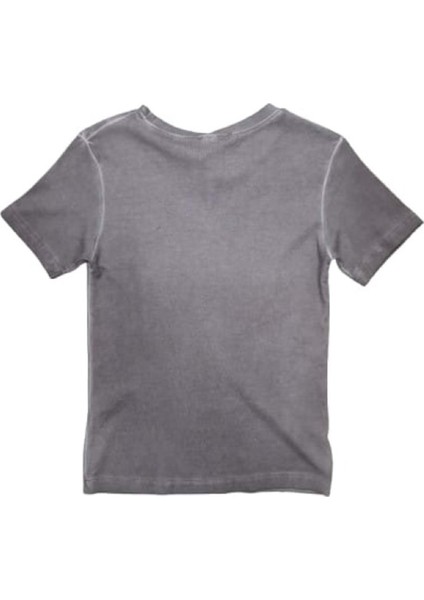 Kadın Newport Baskılı Yıkamalı Crop T-Shirt M-03436 - Açık Kahverengi - L fiyatları