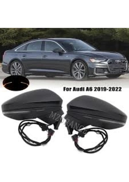 Audı A6 Ayna Kapağı 2019--&GT; Astarlı Blıs Delikli Sağ (Oem No: V-5010)