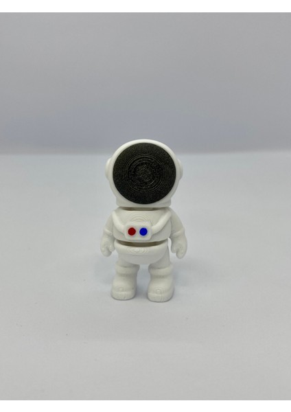 Mini Astronot 3D Karakter Figürü - Eklemleri Hareketli