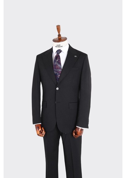 Kırlangıç Yaka Iki Düğmeli Erkek Takım ELBISE-KAX1315S fiyatları