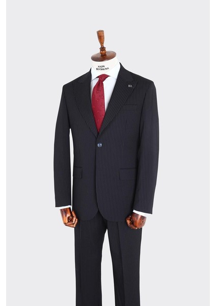 Kırlangıç Yaka Iki Düğmeli Erkek Takım ELBISE-KAX1315S fiyatları