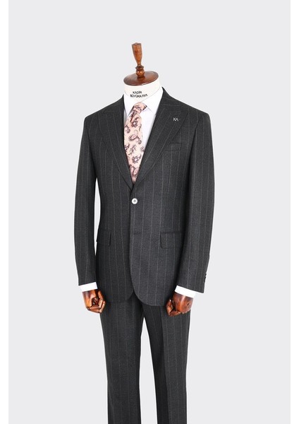 Kırlangıç Yaka Iki Düğmeli Erkek Takım ELBISE-KAX1310S fiyatları