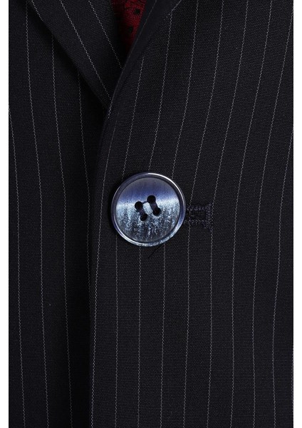 Kırlangıç Yaka Iki Düğmeli Erkek Takım ELBISE-KAX1315S indirimleri