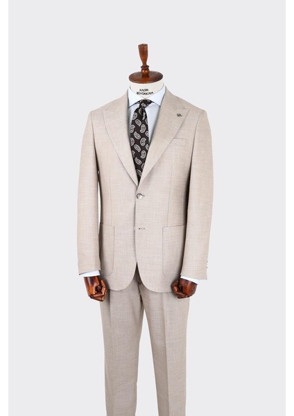 Kırlangıç Yaka Pileli Erkek Takım ELBISE-KAX1302S fiyatları