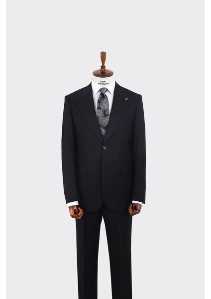 Kırlangıç Yaka Iki Düğmeli Erkek Takım ELBISE-KAW1341W