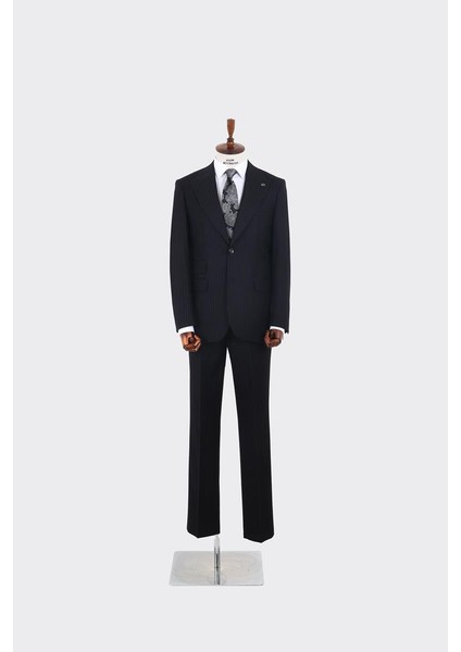 Kırlangıç Yaka Iki Düğmeli Erkek Takım ELBISE-KAW1341W fırsatları