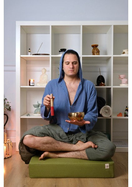 Yeşil Zabuton Meditasyon Minderi modelleri
