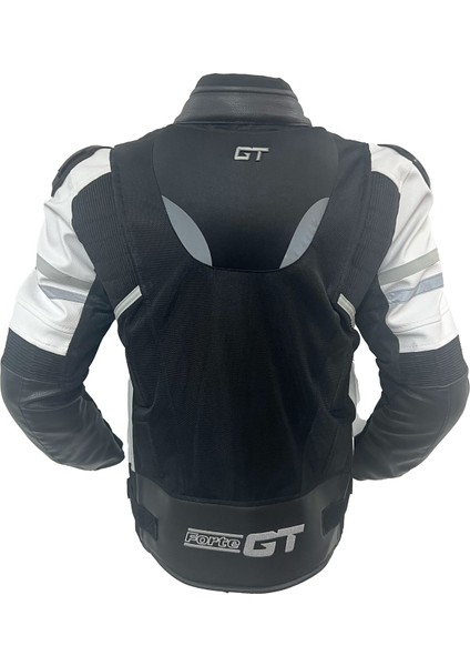 2003001 Tıtan White Black Hörgüçlü Motosiklet Montu 2025 Model modelleri