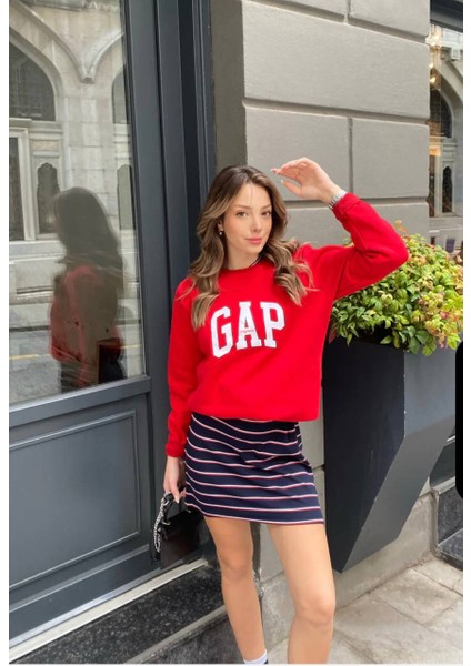 Gap Baskılı Unisex Yetişkin Sweatshirt