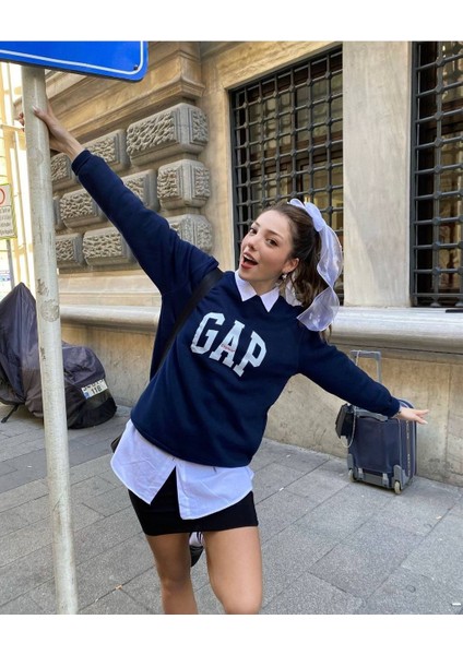 Gap Baskılı Unisex Yetişkin Sweatshirt