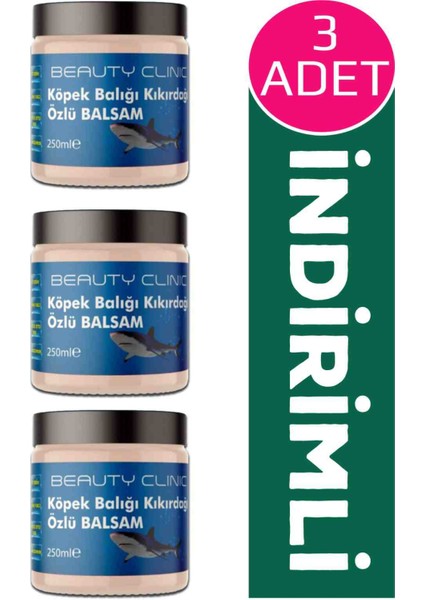 Köpek Balığı Kıkırdağı Kremi 250 ml 3 Adet